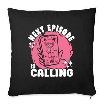 Anime Art For Men Women Teen Girls Anime Merch - Sofa pillowcase 17,3'' x 17,3'' (45 x 45 cm) - black - Front