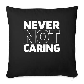 Gardien de zoo Gardien de zoo - Housse de coussin décorative 45 x 45 cm - noir - Devant