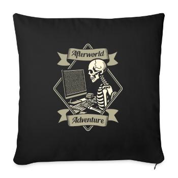 Entwickler Coder Programmierer - Sofakissenbezug 45 x 45 cm - Schwarz - Vorne