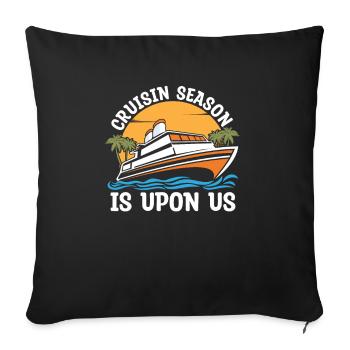 Croisière - Housse de coussin décorative 45 x 45 cm - noir - Devant