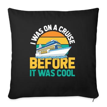 Croisière - Housse de coussin décorative 45 x 45 cm - noir - Devant