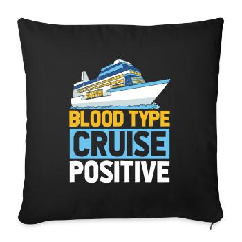 Croisière - Housse de coussin décorative 45 x 45 cm - noir - Devant