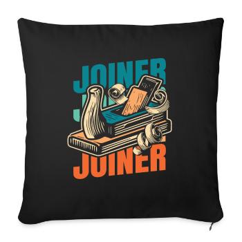 Carpenter Carpenter - Sofa pillowcase 17,3'' x 17,3'' (45 x 45 cm) - black - Front