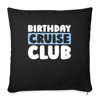 Croisière - Housse de coussin décorative 45 x 45 cm - noir - Devant