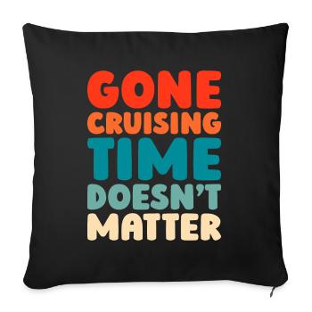 Cruise Retraite - Housse de coussin décorative 45 x 45 cm - noir - Devant