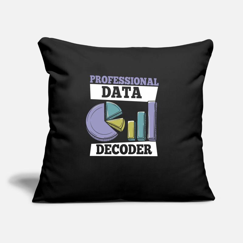 Data Science Data Analyst Sofa pillowcase 17,3'' x 17,3'' (45 x 45 cm)