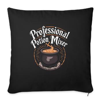 Alchemist - Sofa pillowcase 17,3'' x 17,3'' (45 x 45 cm) - black - Front