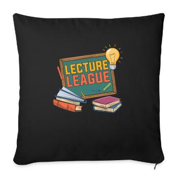 University Lecturer Team - Sofa pillowcase 17,3'' x 17,3'' (45 x 45 cm) - black - Front