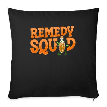 Cadre homéopathe - Housse de coussin décorative 45 x 45 cm - noir - Devant