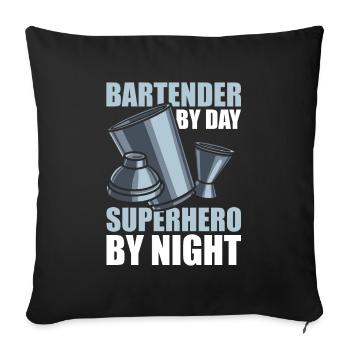 Barman Barman - Housse de coussin décorative 45 x 45 cm - noir - Devant
