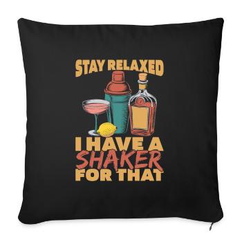 Barman Barman - Housse de coussin décorative 45 x 45 cm - noir - Devant