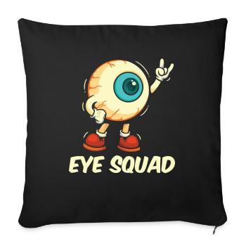 Ophthalmologist Kader - Sofa pillowcase 17,3'' x 17,3'' (45 x 45 cm) - black - Front
