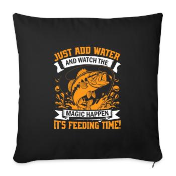 Just add water and watch the magic happen – it's f - Sofa pillowcase 17,3'' x 17,3'' (45 x 45 cm) - black - Front