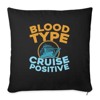 Croisière - Housse de coussin décorative 45 x 45 cm - noir - Devant