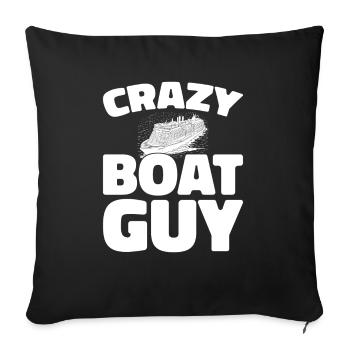 Croisière - Housse de coussin décorative 45 x 45 cm - noir - Devant