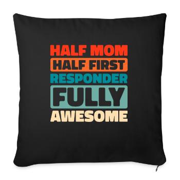Ambulance Service Paramedic Paramedic - Sofa pillowcase 17,3'' x 17,3'' (45 x 45 cm) - black - Front