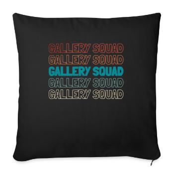 Enseignant de maternelle Assistante maternelle Kader - Housse de coussin décorative 45 x 45 cm - noir - Devant