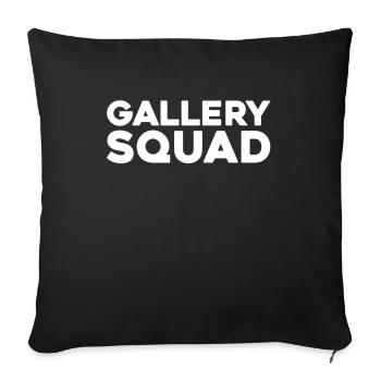 Enseignant de maternelle Assistante maternelle Kader - Housse de coussin décorative 45 x 45 cm - noir - Devant