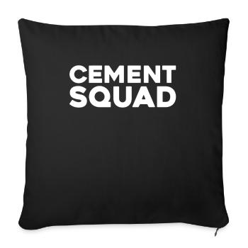 Esthéticienne Kader - Housse de coussin décorative 45 x 45 cm - noir - Devant