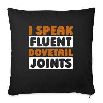 Carpenter Carpenter - Sofa pillowcase 17,3'' x 17,3'' (45 x 45 cm) - black - Front