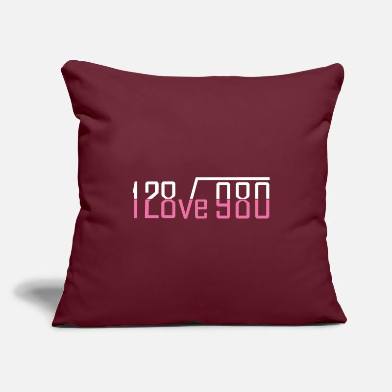 Formel der Liebe - Formule d’amour Housse de coussin décorative 45 x 45 cm