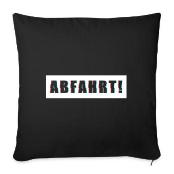 Departure Party Club Saufen Tour Gift - Sofa pillowcase 17,3'' x 17,3'' (45 x 45 cm) - black - Front