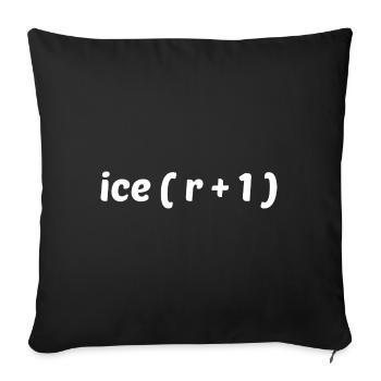 Math gift nerd teacher math teacher math - Sofa pillowcase 17,3'' x 17,3'' (45 x 45 cm) - black - Front