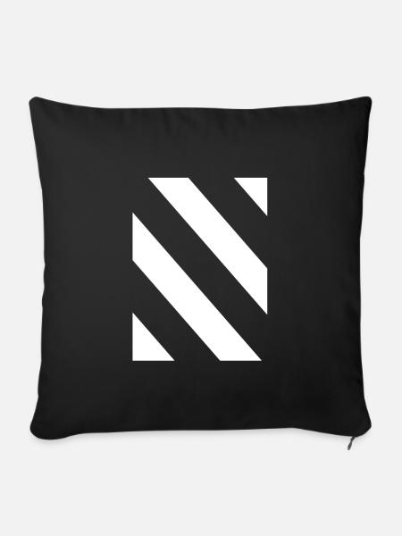 Form Symbol Icon - Sofakissenbezug 45 x 45 cm - Schwarz