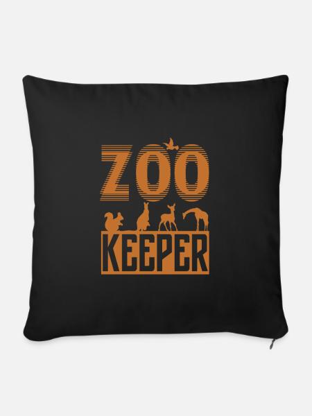 Zoo - Sofakissenbezug 45 x 45 cm - Schwarz