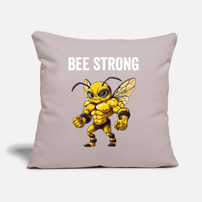 Bee Strong - Bee Design Sofa pillowcase 17,3'' x 17,3'' (45 x 45 cm)