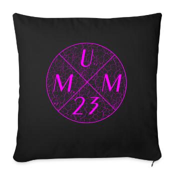 Mum 23 mum 2023 - Sofakissenbezug 45 x 45 cm - Schwarz - Vorne
