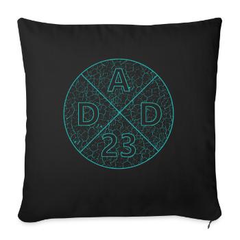 Dad 23 - Sofakissenbezug 45 x 45 cm - Schwarz - Vorne