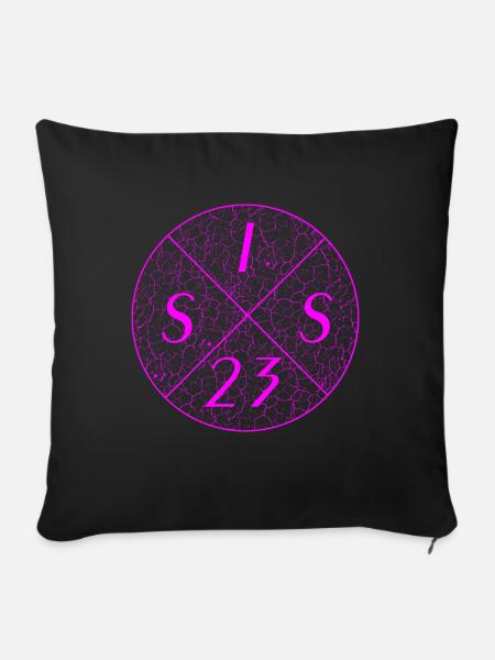 Sis 23 - Sofakissenbezug 45 x 45 cm - Schwarz
