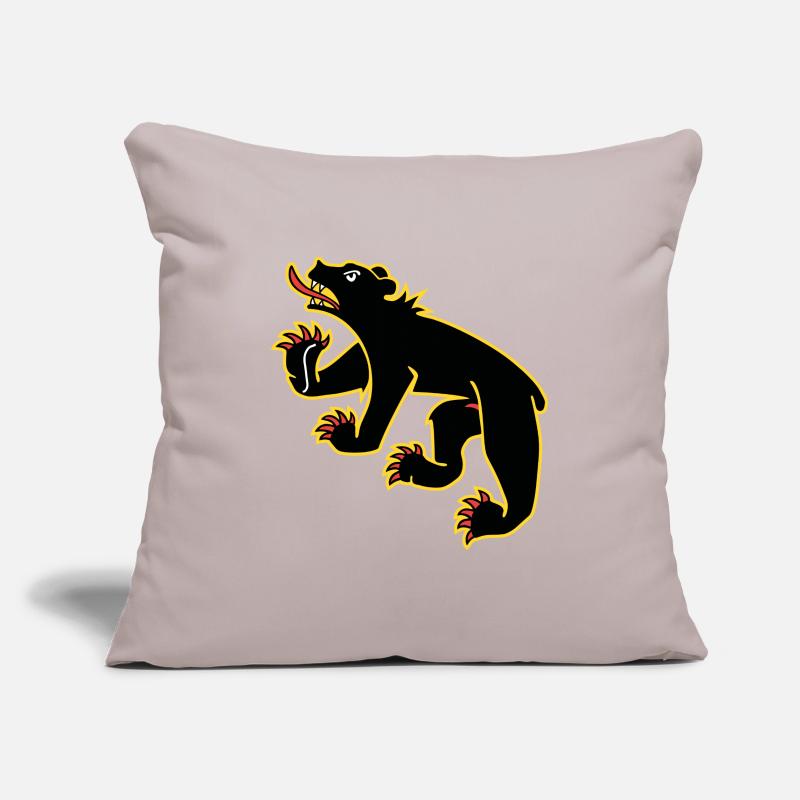 Drapeau de Berne Housse de coussin décorative 45 x 45 cm