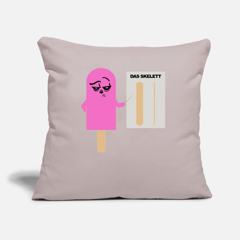 Das Skelett - Eis - Eis am Stil - Eis Anatomie Sofakissenbezug 45 x 45 cm