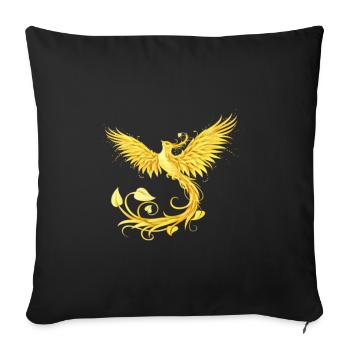 Phoenix - Sofa pillowcase 17,3'' x 17,3'' (45 x 45 cm) - black - Front