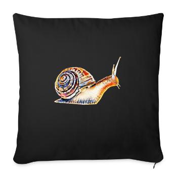 slug - Sofa pillowcase 17,3'' x 17,3'' (45 x 45 cm) - black - Front