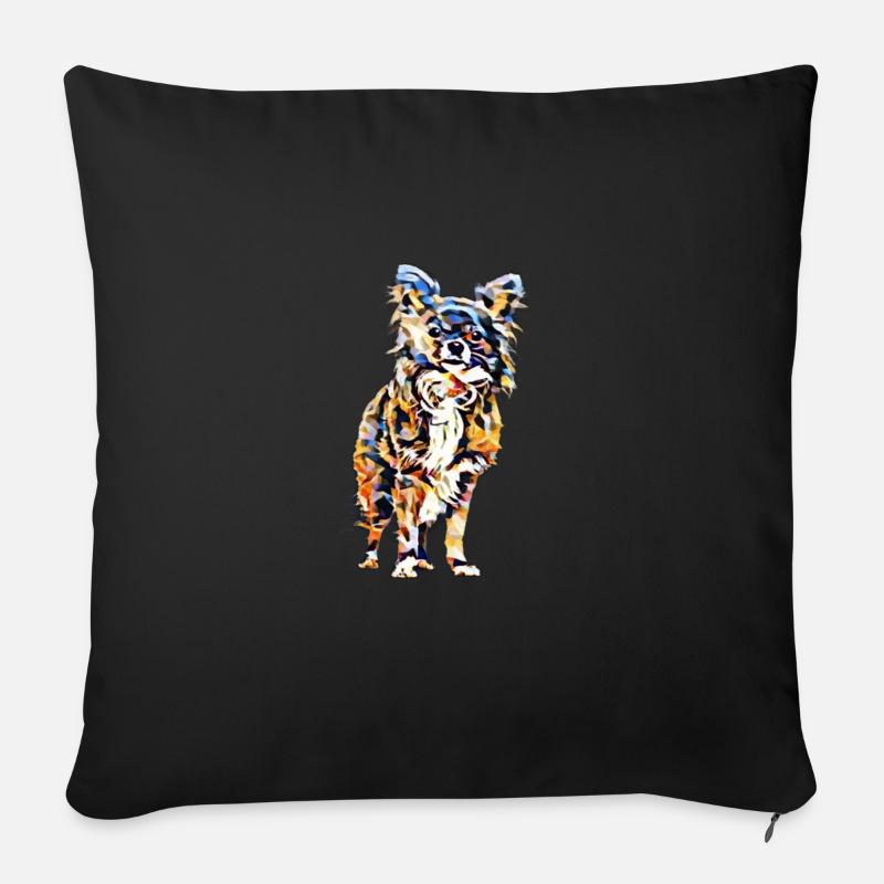 Chihuahua - Sofakissenbezug 45 x 45 cm - Schwarz