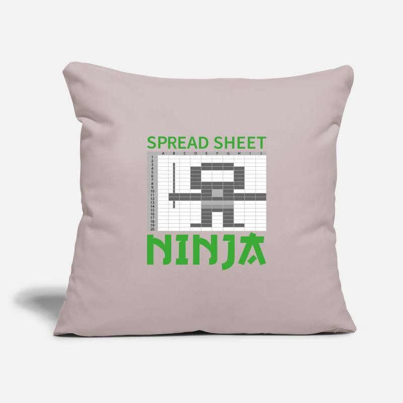 Spread sheet ninja Buchhalter Beruf Geschenk Sofakissenbezug 45 x 45 cm
