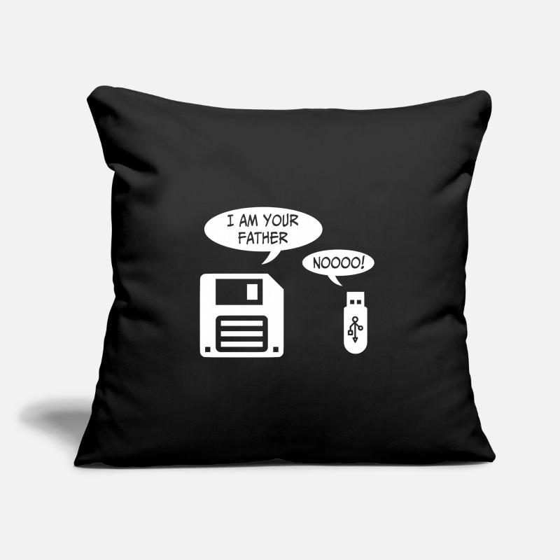 I am your father geschenk Informatique Programming Housse de coussin décorative 45 x 45 cm