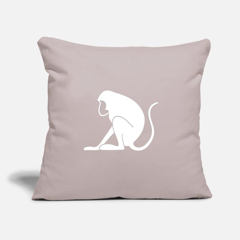 Monkey Monkey Monkey-like Monkey Monkey Sofa pillowcase 17,3'' x 17,3'' (45 x 45 cm)