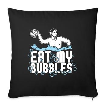 Waterpolo - Housse de coussin décorative 45 x 45 cm - noir - Devant
