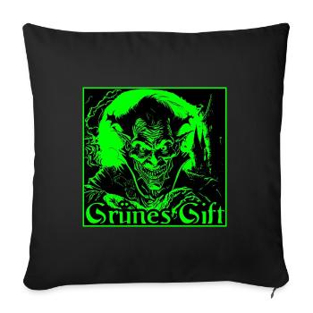 Dracula, grünes Gift - Sofakissenbezug 45 x 45 cm - Schwarz - Vorne