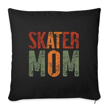 Skateboarding Skateboard Design For Skateboarder - Sofa pillowcase 17,3'' x 17,3'' (45 x 45 cm) - black - Front