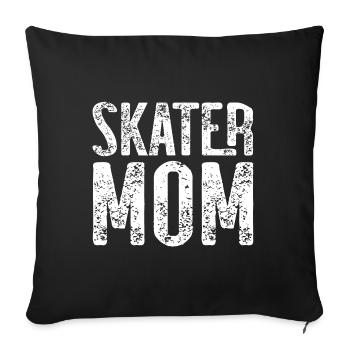Skateboard Art For Boys Girls Men Skateboard Gifts - Sofa pillowcase 17,3'' x 17,3'' (45 x 45 cm) - black - Front