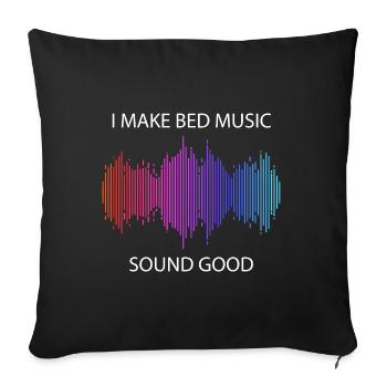 Tontechniker Sound Audio Engineer - Sofakissenbezug 45 x 45 cm - Schwarz - Vorne