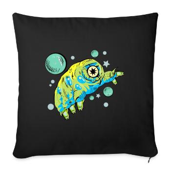 Tardigrade - Sofa pillowcase 17,3'' x 17,3'' (45 x 45 cm) - black - Front