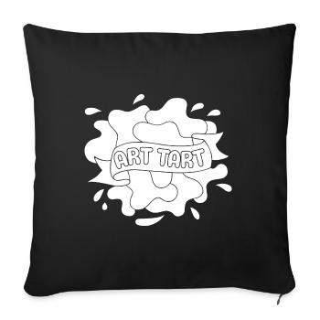 Funny Art Painter Art Tart Drawing Gift Idea - Sofakissenbezug 45 x 45 cm - Schwarz - Vorne