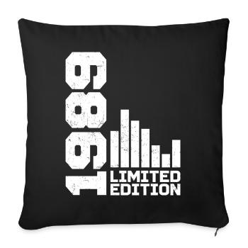 Millésime 1989 Cadeau d’anniversaire 1989 Année 1989 - Housse de coussin décorative 45 x 45 cm - noir - Devant