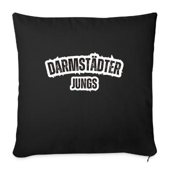 Darmstadt Boys - Housse de coussin décorative 45 x 45 cm - noir - Devant